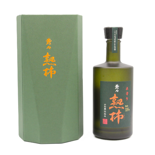 八千代伝酒造 本格焼酎  木守り 熟成18年 壽々 熟柿 芋焼酎 かめ壺仕込み 34% 500ml 箱付き