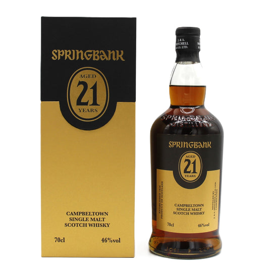 SPRINGBANK スプリングバンク 21年 シングルモルト スコッチ ウイスキー リミテッドエディション 46％ 700ml 箱付き
