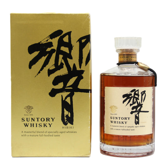 サントリー ウイスキー 響 旧ラベル クリアキャップ 43% 700ml 箱付き (4)
