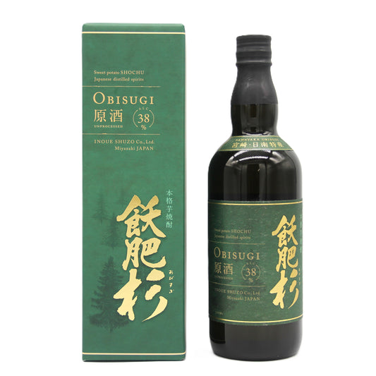 井上酒造 本格芋焼酎 飫肥杉 原酒 OBISUGI 38% 720ml 箱付き