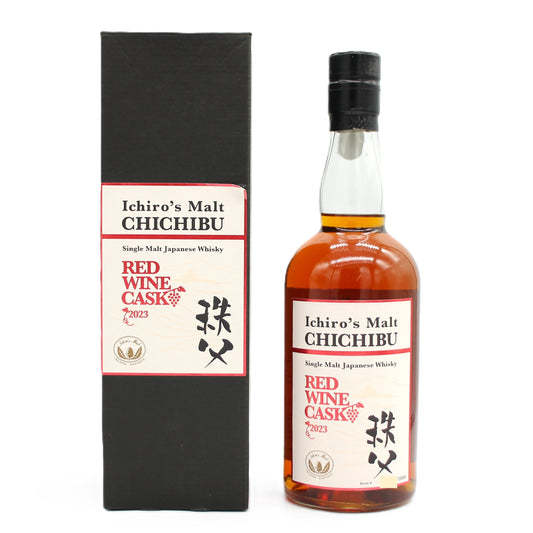 イチローズモルト 秩父 レッドワインカスク 2023 モルト ウイスキー 50% 700ml 箱付き ※難有