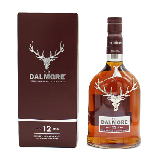 DALMORE ダルモア12年 ハイランド シングルモルト スコッチ ウイスキー 40% 700ml 箱付き