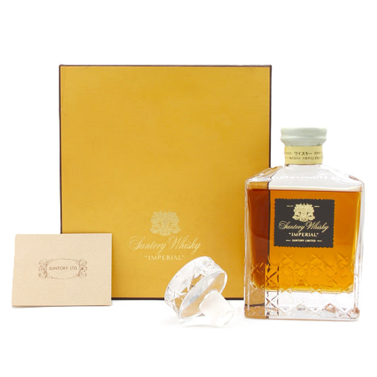 サントリー インペリアル カガミクリスタル SUNTORY IMPERIAL ウイスキー 特級 43% 600ml 箱付き
