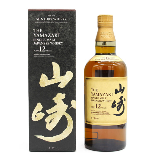 サントリー シングルモルト ウイスキー 山崎12年 43% 700ml 箱付き