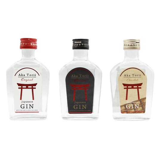 光武酒造場 赤鳥居 ジャパニーズ クラフトジン プレミアム オリジナル ショコラ 各200ml 箱無し 飲み比べ ３本セット