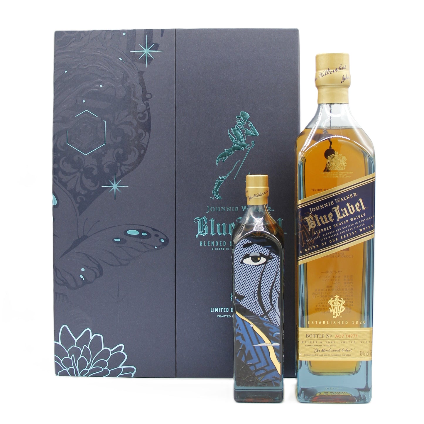 ジョニーウォーカー ブルーラベル by トリスタン イートン スコッチ ウイスキー 40% 750ml 200ml 2本セット 箱付き