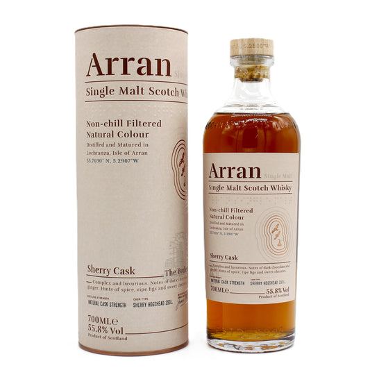 アラン Arran シングルモルト シェリーカスク スコッチ ウイスキー 55.8% 700ml 箱付き