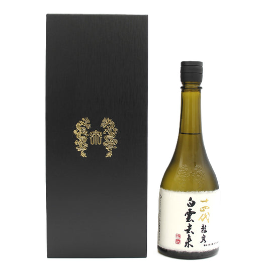 高木酒造 十四代 龍泉 白雲去来 斗瓶囲い 氷温熟成 大極上諸白酒 揚げふね 七垂二十貫 純米大吟醸 日本酒 生詰 15％ 720ml 箱付き（2024年製造）