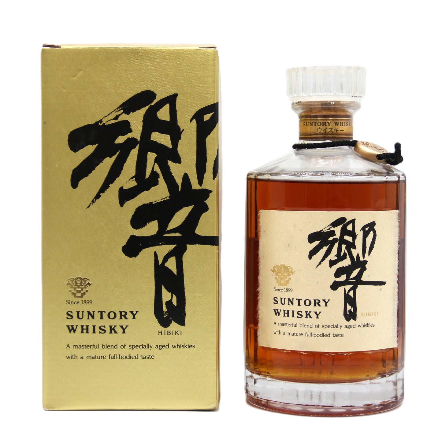 サントリー ウイスキー 響 旧ラベル 裏ゴールド クリアキャップ 43% 700ml 箱付き
