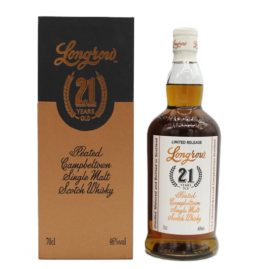 SPRINGBANK スプリングバンク ロングロウ 21年 スコッチ ウイスキー Longrow 46％ 700ml 箱付き