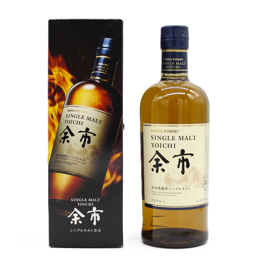 ニッカ ウイスキー シングルモルト 余市 45% 700ml 箱付き