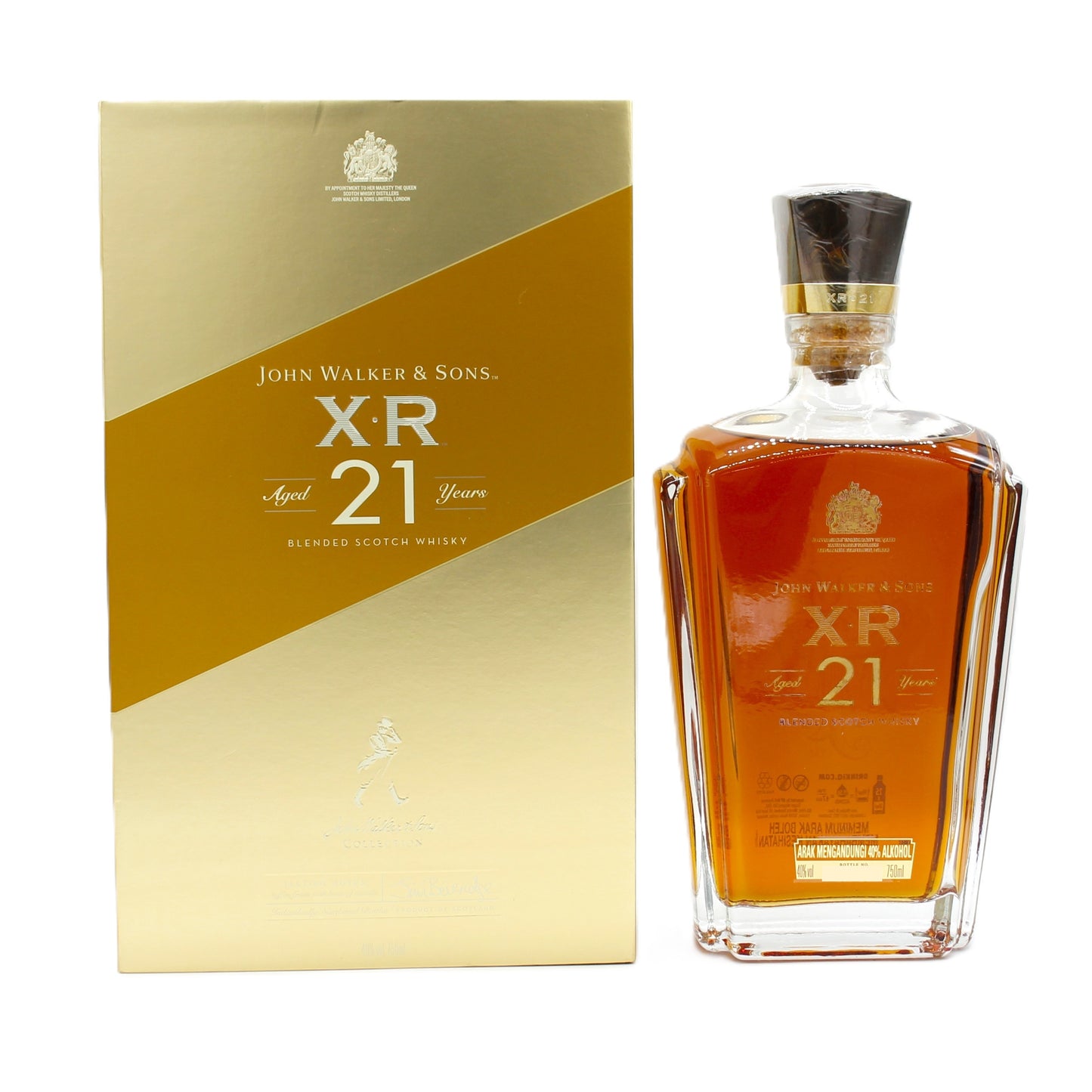 ジョニーウォーカー ジョン ウォーカー＆サンズ XR 21年 ブレンデッド スコッチ ウイスキー 40% 750ml 箱付き