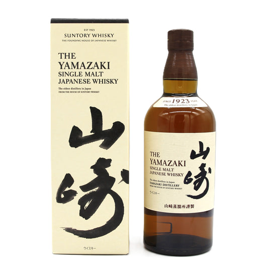 サントリー シングルモルト ウイスキー 山崎 43% 700ml 箱付き