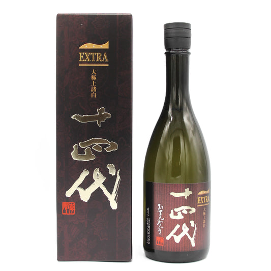 高木酒造 十四代 EXTRA エクストラ 大極上諸白 日本酒 純米大吟醸 生詰 15％ 720ml 箱付き（2025年製造）