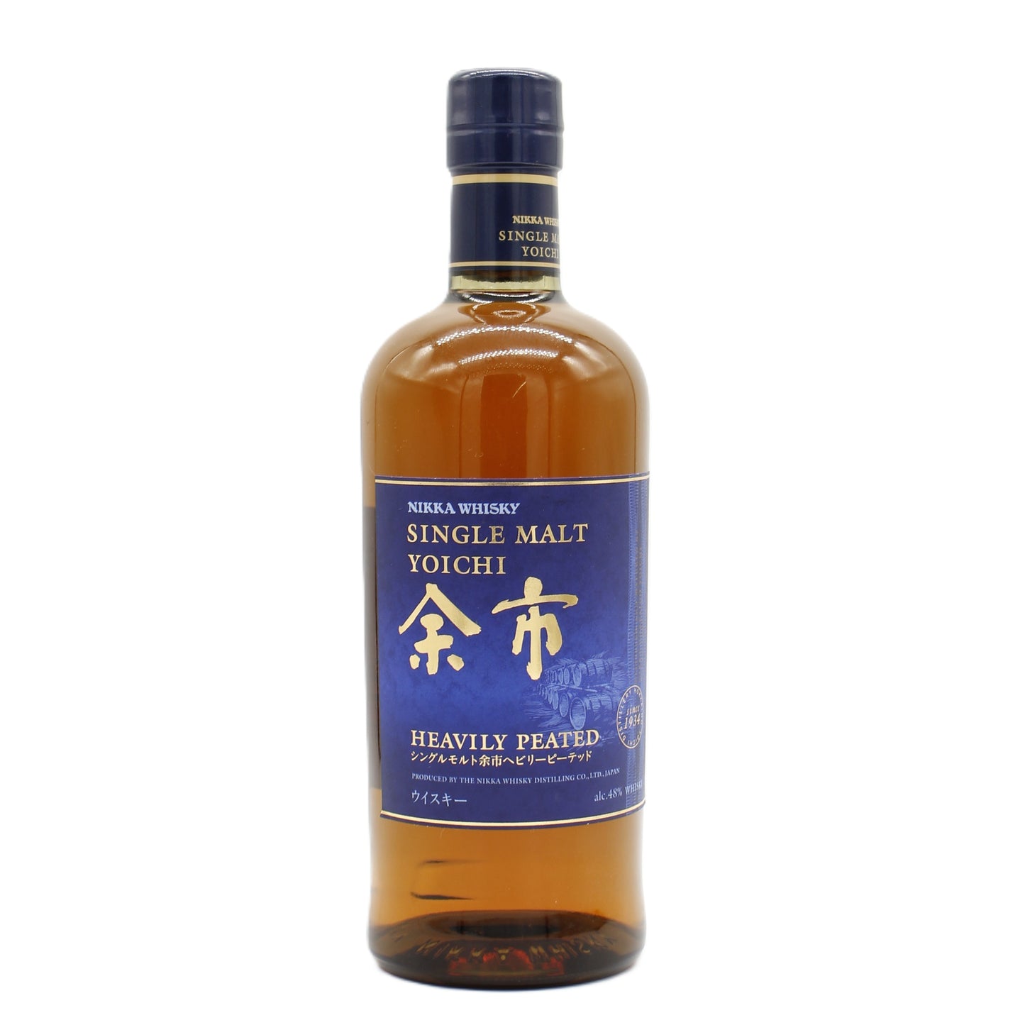 ニッカ ウイスキー シングルモルト 余市 ヘビリーピーテッド HEAVILY PEATED 48% 700ml 箱無し