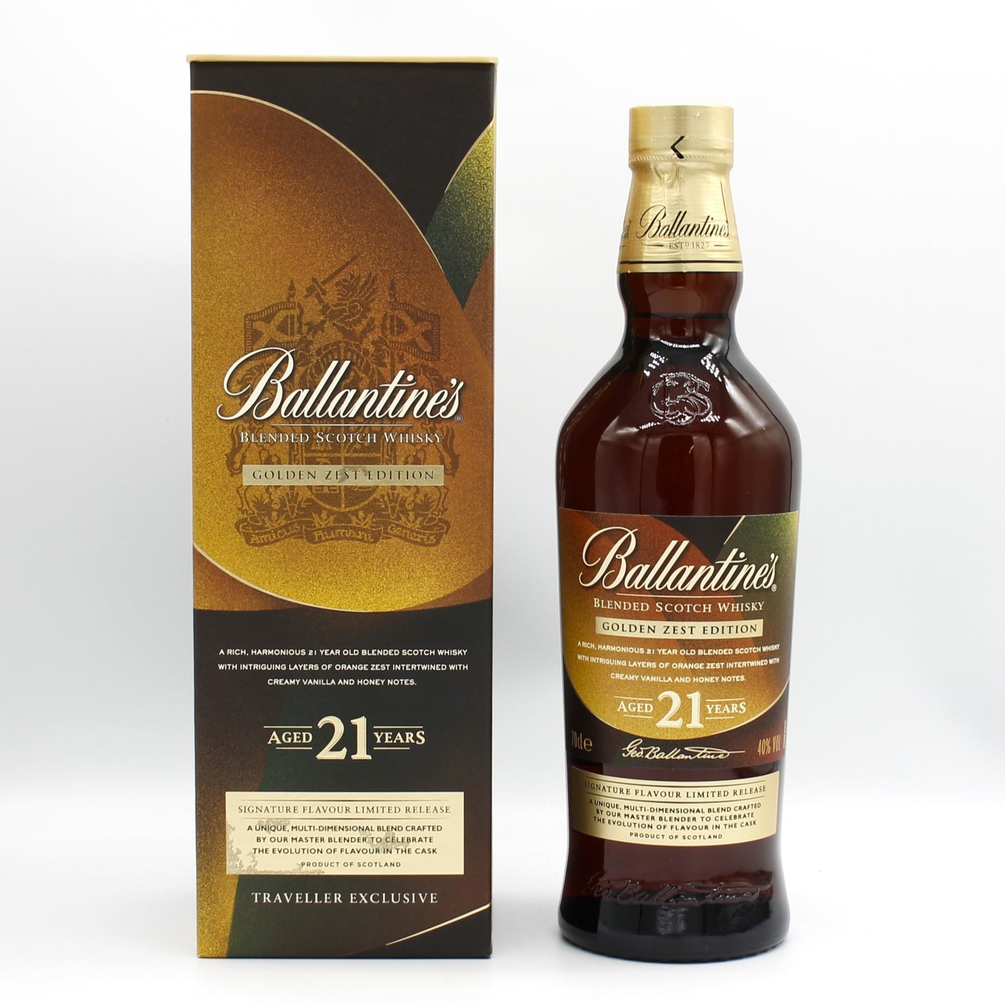 Ballantine’s バランタイン21年 ゴールデンゼスト ブレンデッド スコッチウイスキー 40% 700ml 箱付き