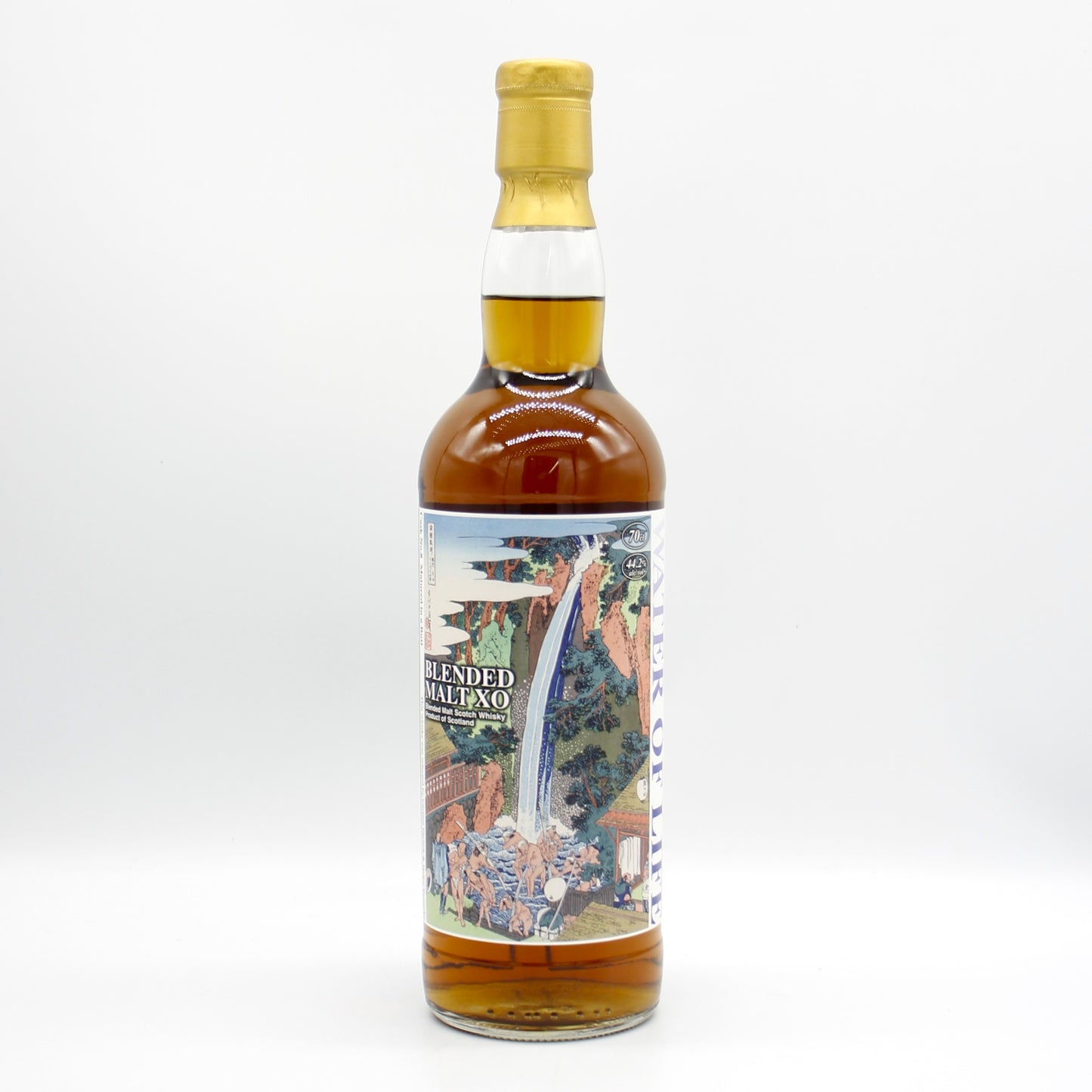 葛飾北斎 諸国瀧廻り  相州大山ろうべんの滝 ブレンデッドモルトＸＯ ブレンデッド モルト スコッチ ウイスキー 44.2％ 700ml 箱無し