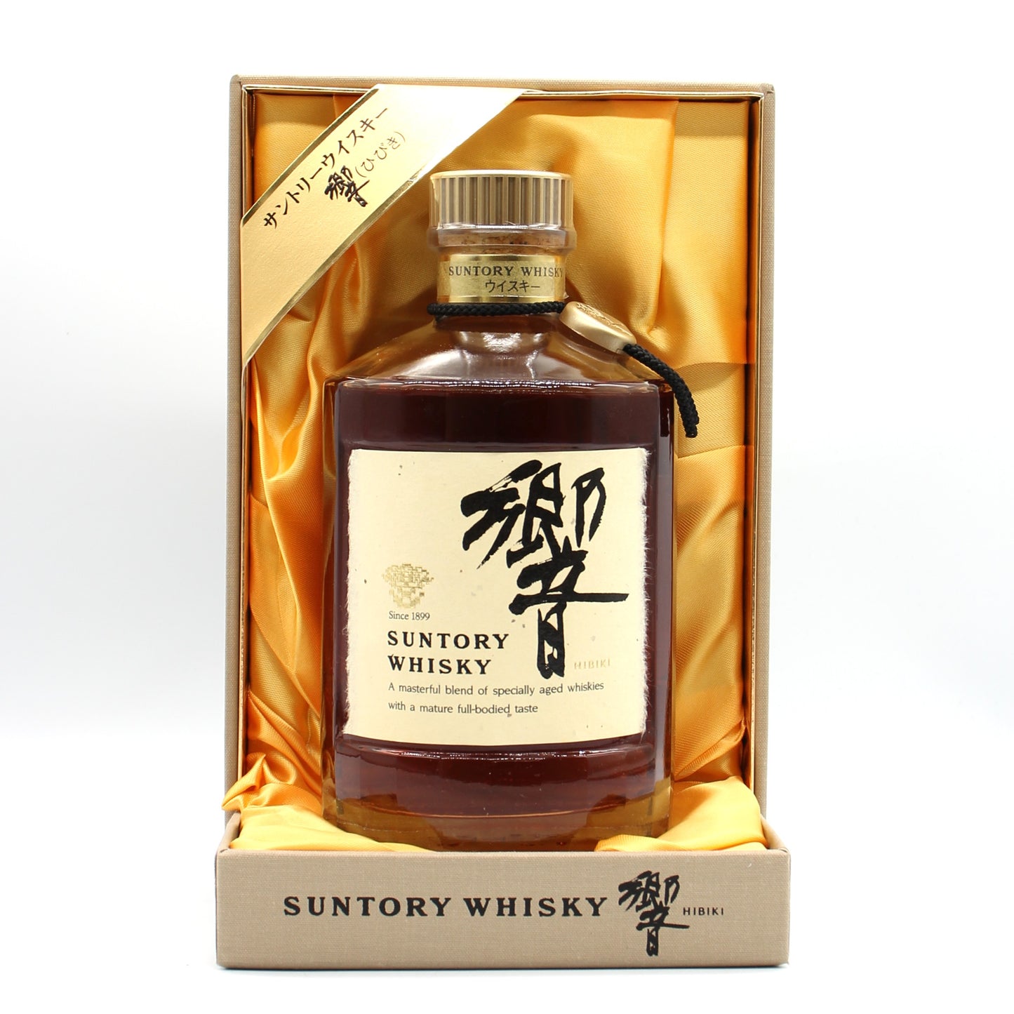 サントリー ウイスキー 響 旧ラベル 裏ゴールド 金キャップ 金花 43% 750ml 箱付き SH-01