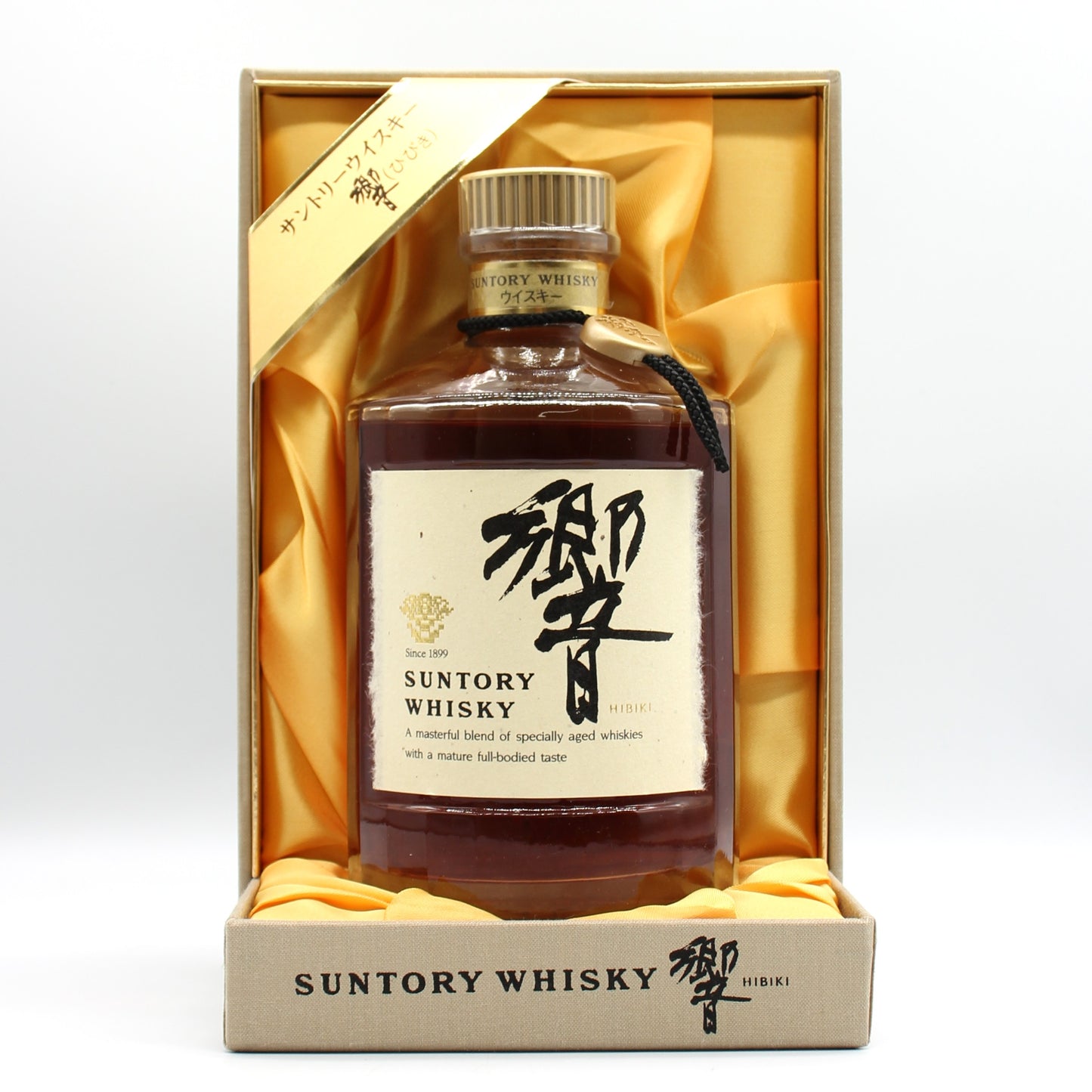 サントリー ウイスキー 響 旧ラベル 裏ゴールド 金キャップ 金花 43% 750ml 箱付き SH-01