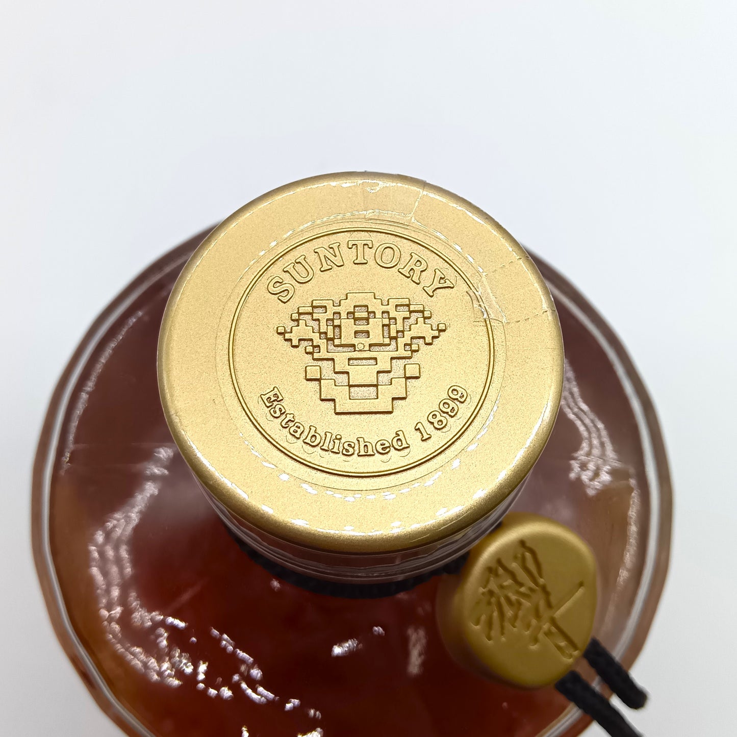 サントリー ウイスキー 響 旧ラベル 裏ゴールド 金キャップ 金花 43% 750ml 箱付き SH-01
