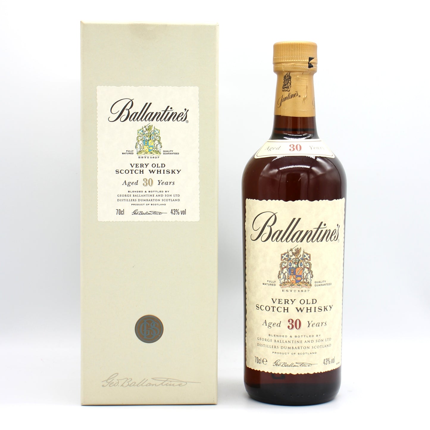 バランタイン Ballantine's 30年 ブレンデッド スコッチウイスキー ベリーオールド 43％ 700ml 箱付き