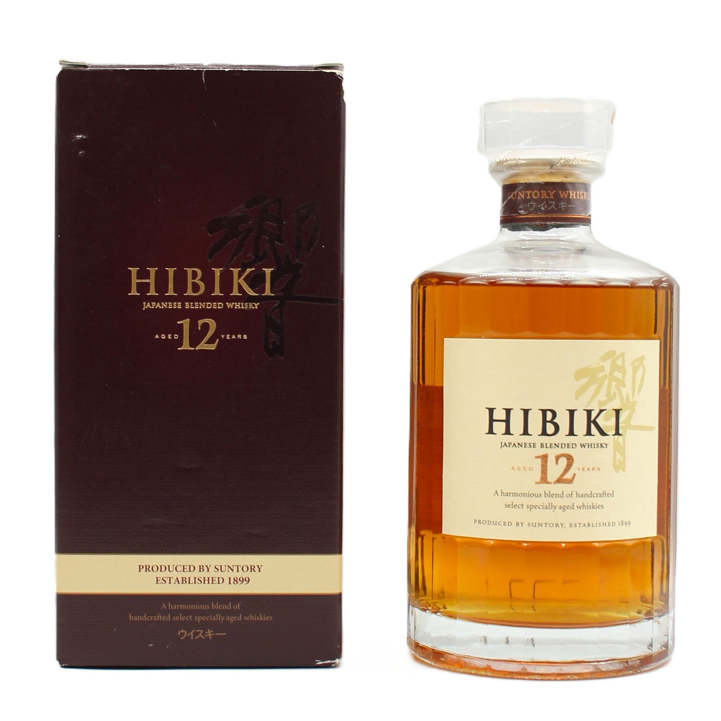 サントリー ウイスキー 響12年 43% 700ml 箱付き (6) ※冊子無し