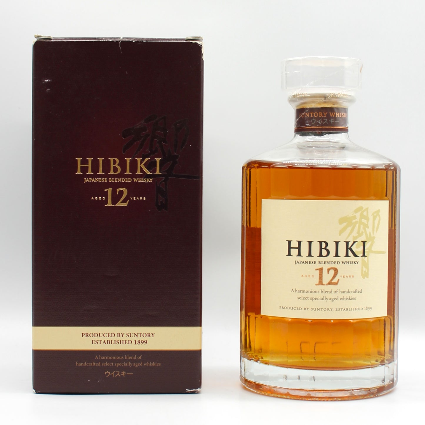 サントリー ウイスキー 響12年 43% 700ml 箱付き (6) ※冊子無し