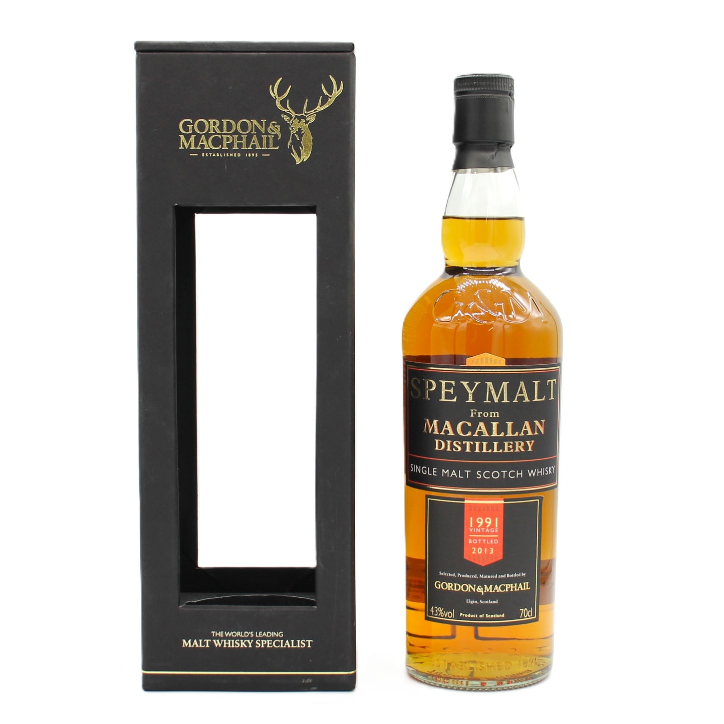 ザ・マッカラン ゴードン＆マクファイル スペイモルト フロム マッカラン 1991-2013 シングルモルト スコッチ ウイスキー 43％ 700ml 箱付き