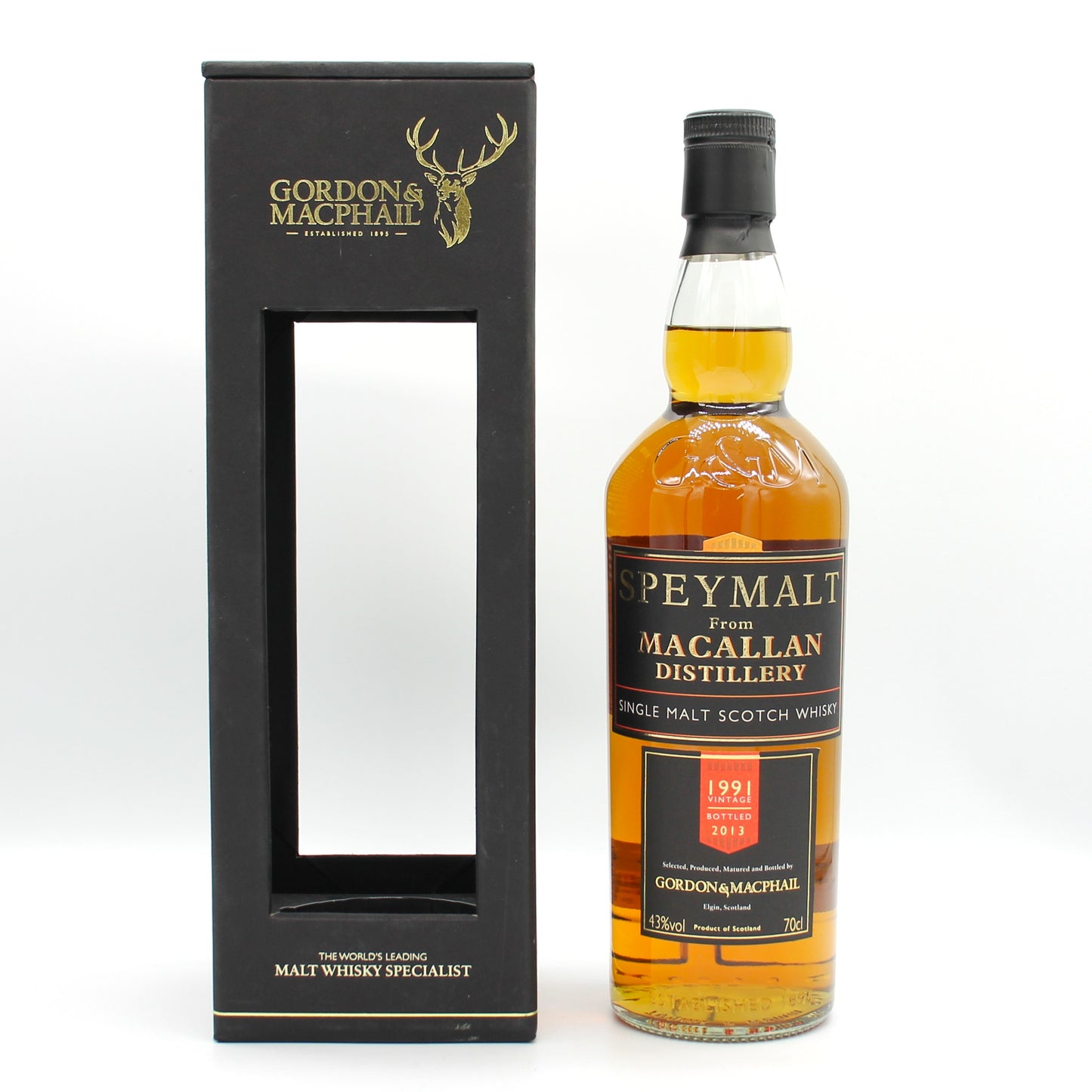 ザ・マッカラン ゴードン＆マクファイル スペイモルト フロム マッカラン 1991-2013 シングルモルト スコッチ ウイスキー 43％ 700ml 箱付き