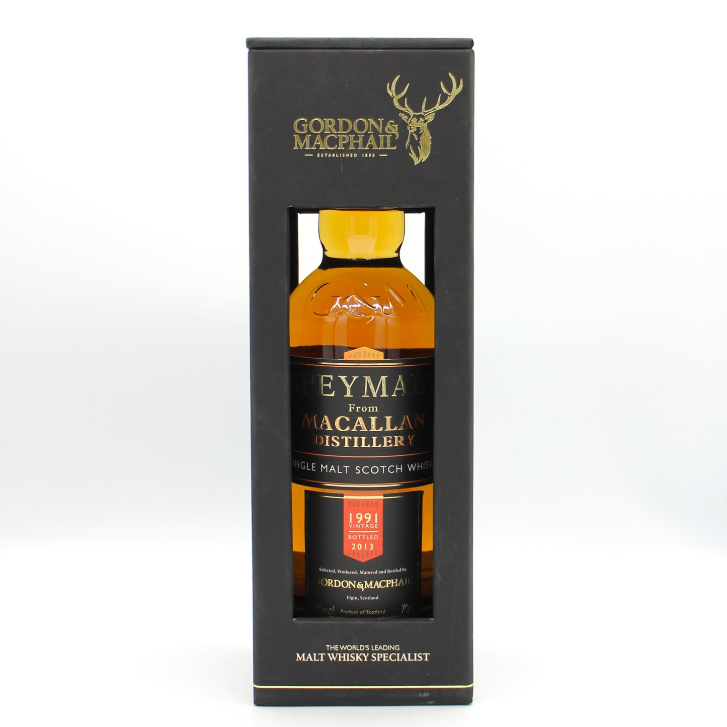 ザ・マッカラン ゴードン＆マクファイル スペイモルト フロム マッカラン 1991-2013 シングルモルト スコッチ ウイスキー 43％ 700ml 箱付き