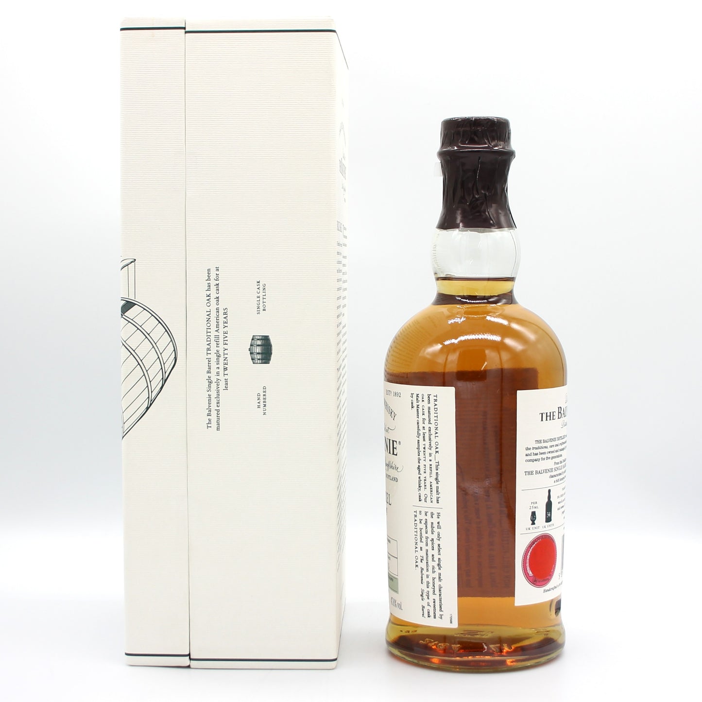 THE BALVENIE ザ・バルヴェニー シングルモルト スコッチ ウイスキー 25年 47.8% 700ml 箱付き