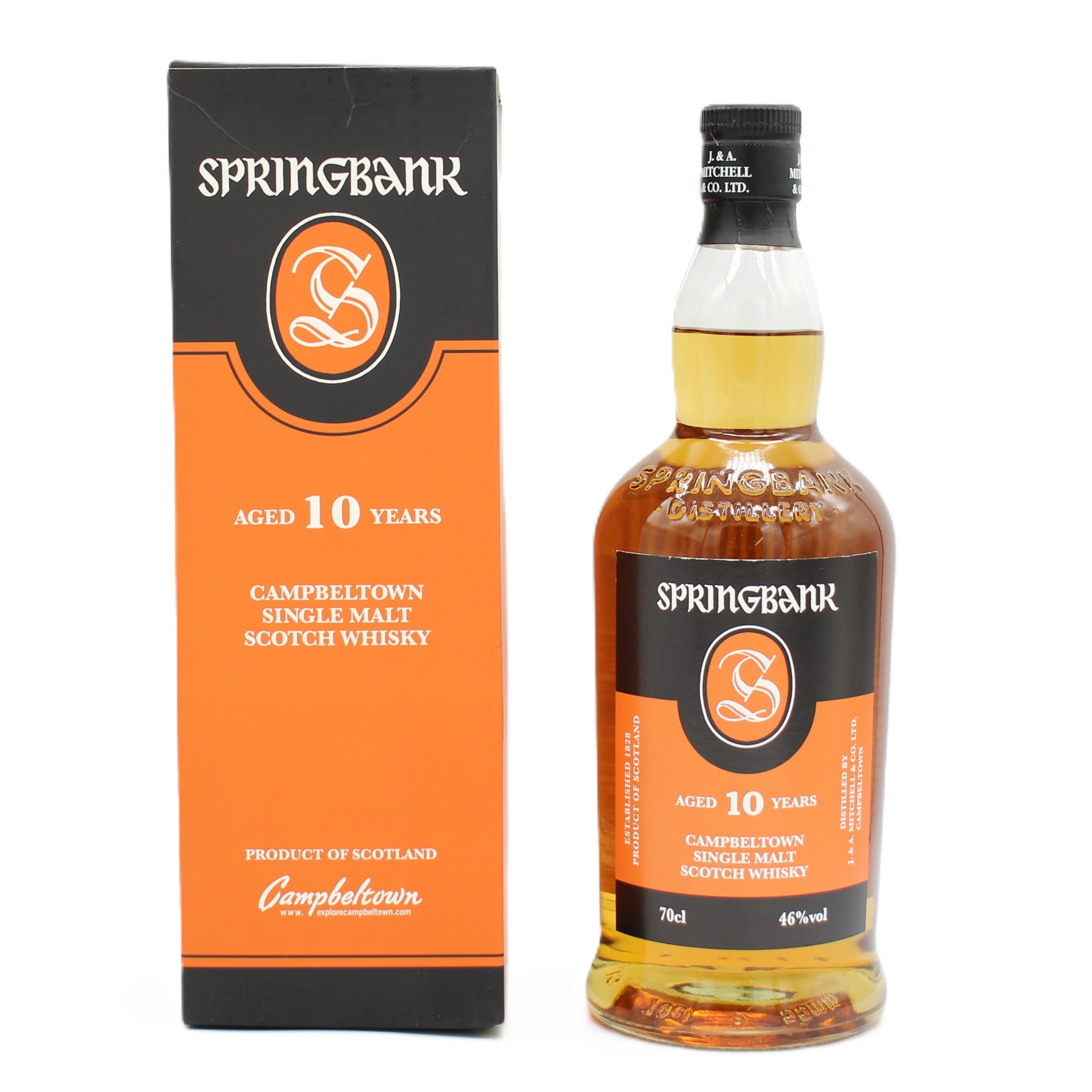 未開栓 スプリングバンク 10年 スコッチ シングルモルト ウイスキー SPRINGBANK スプリングバンク 10年 シングルモルト スコッチ