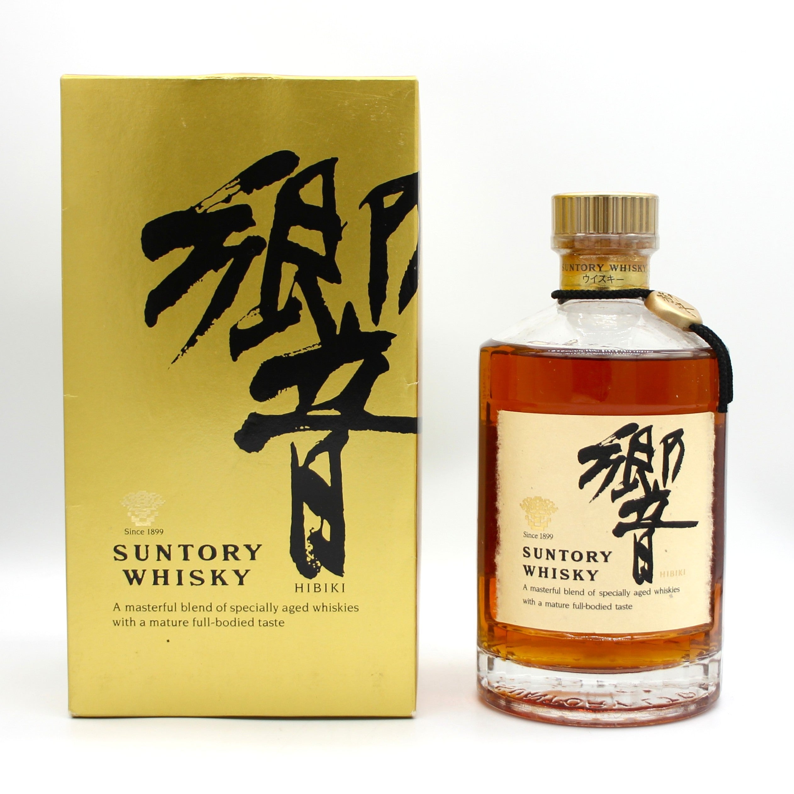 サントリー ウイスキー 響 旧ラベル 裏ゴールド 金キャップ 金花 43