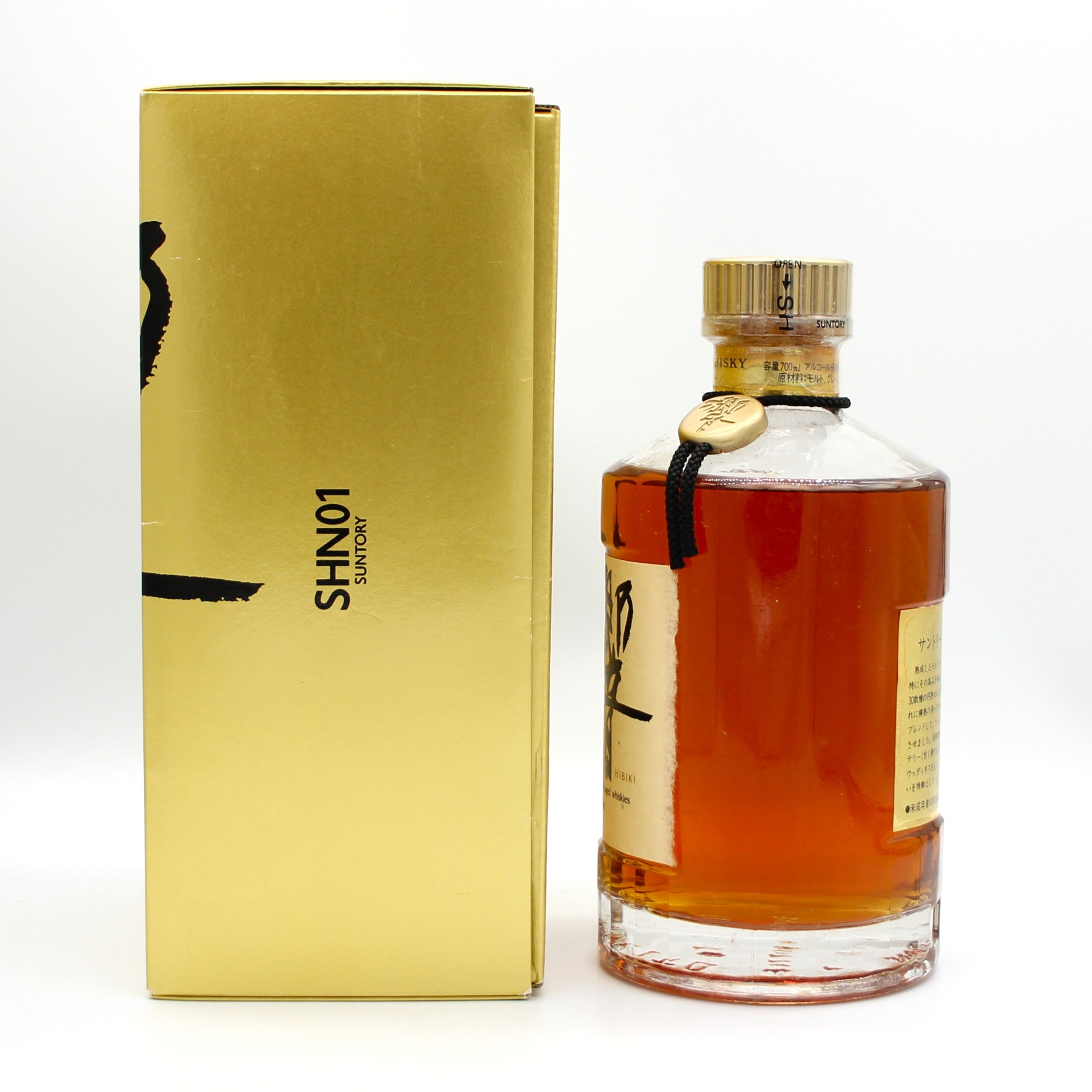 サントリー ウイスキー 響 旧ラベル 裏ゴールド 金キャップ 金花 43