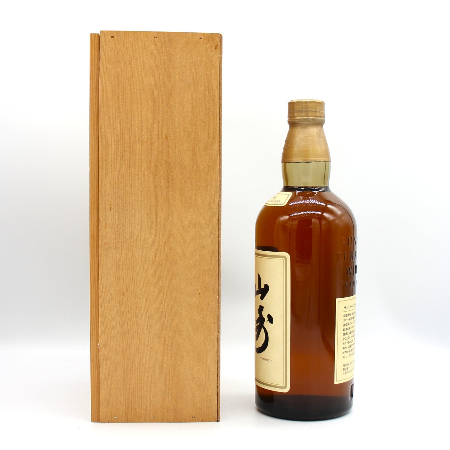 サントリー ピュアモルト ウイスキー 山崎12年 旧ボトル 金花 43% 750ml 木箱付き