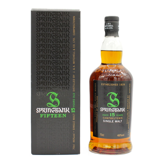 SPRINGBANK スプリングバンク 15年 シングルモルト スコッチ ウイスキー 46％ 700ml 箱付き