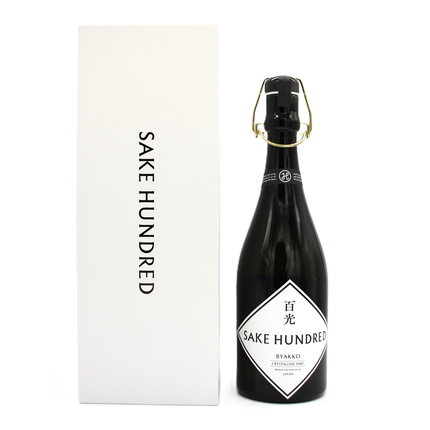 楯の川酒造 SAKE HUNDRED 百光 BYAKKO クリスタルライン CRYSTALLINE SAKE 日本酒 15％ 720ml 箱付き ※難有