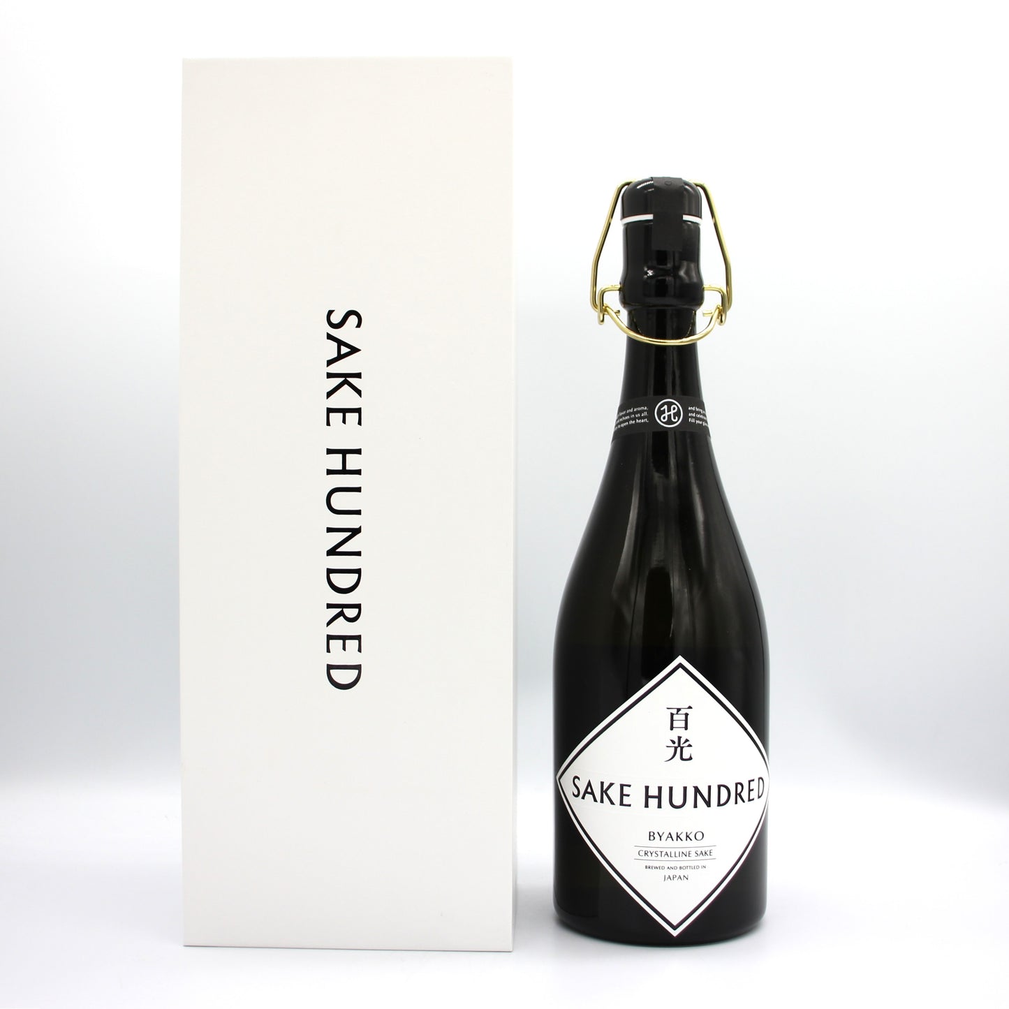 楯の川酒造 SAKE HUNDRED 百光 BYAKKO クリスタルライン CRYSTALLINE SAKE 日本酒 15％ 720ml 箱付き ※難有