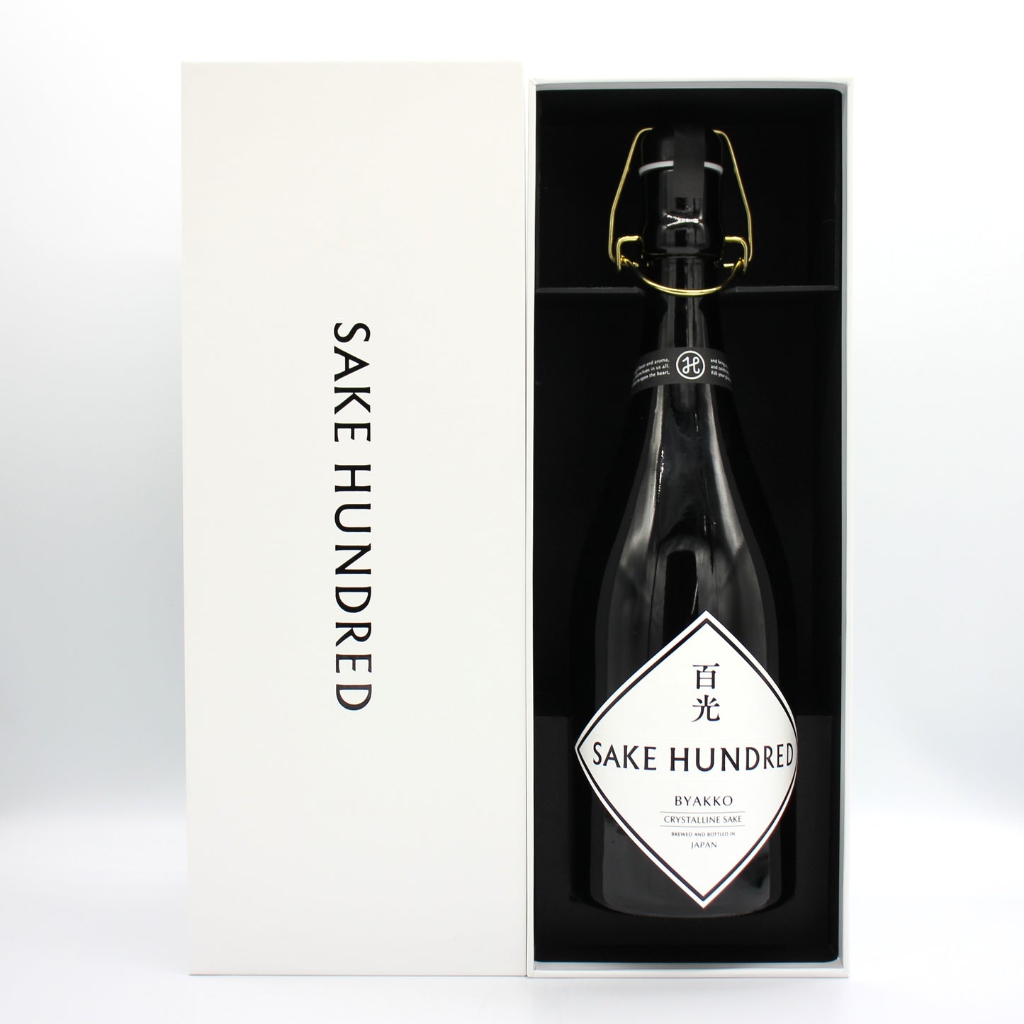 楯の川酒造 SAKE HUNDRED 百光 BYAKKO クリスタルライン CRYSTALLINE SAKE 日本酒 15％ 720ml 箱付き ※難有
