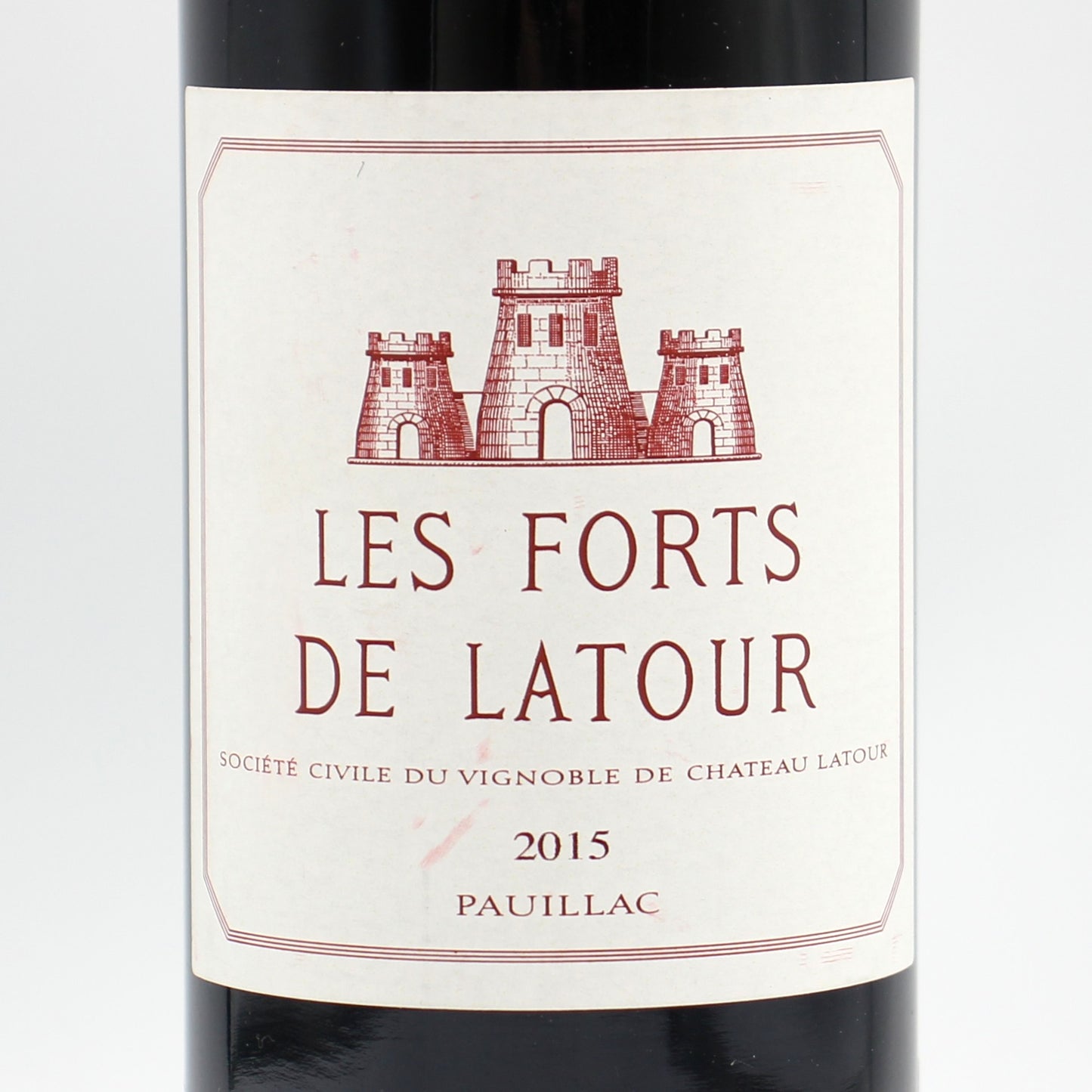シャトー ラトゥール レ フォール ド ラトゥール 2015 ハーフボトル 赤ワイン 13% 375ml 箱無し (Chateau Latour Les Forts de Latour 2015)