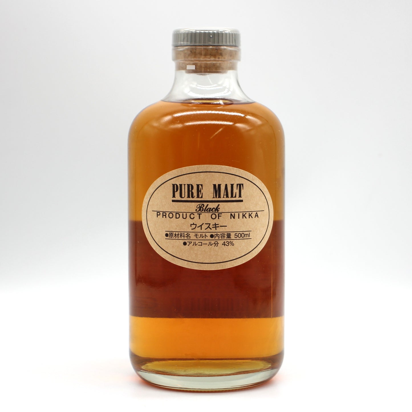 ニッカ ウイスキー ピュアモルト ブラック PRODUCT OF NIKKA PURE MALT BLACK 蒸溜所限定商品 43% 500ml 箱無し