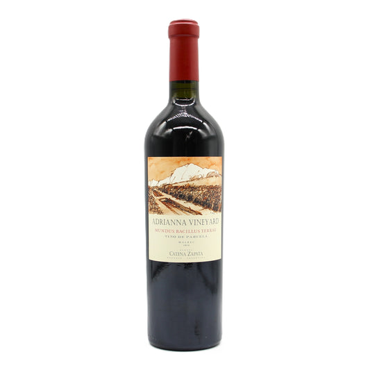カテナ サパータ アドリアンナ ヴィンヤード ムンデュス バシユス テラエ マルベック 2014 赤ワイン 14% 750ml 箱無し ( CATENA ZAPATA ADRIANNA VINEYARD MUNDUS BACILLUS TERRAE MALBEC 2014 )