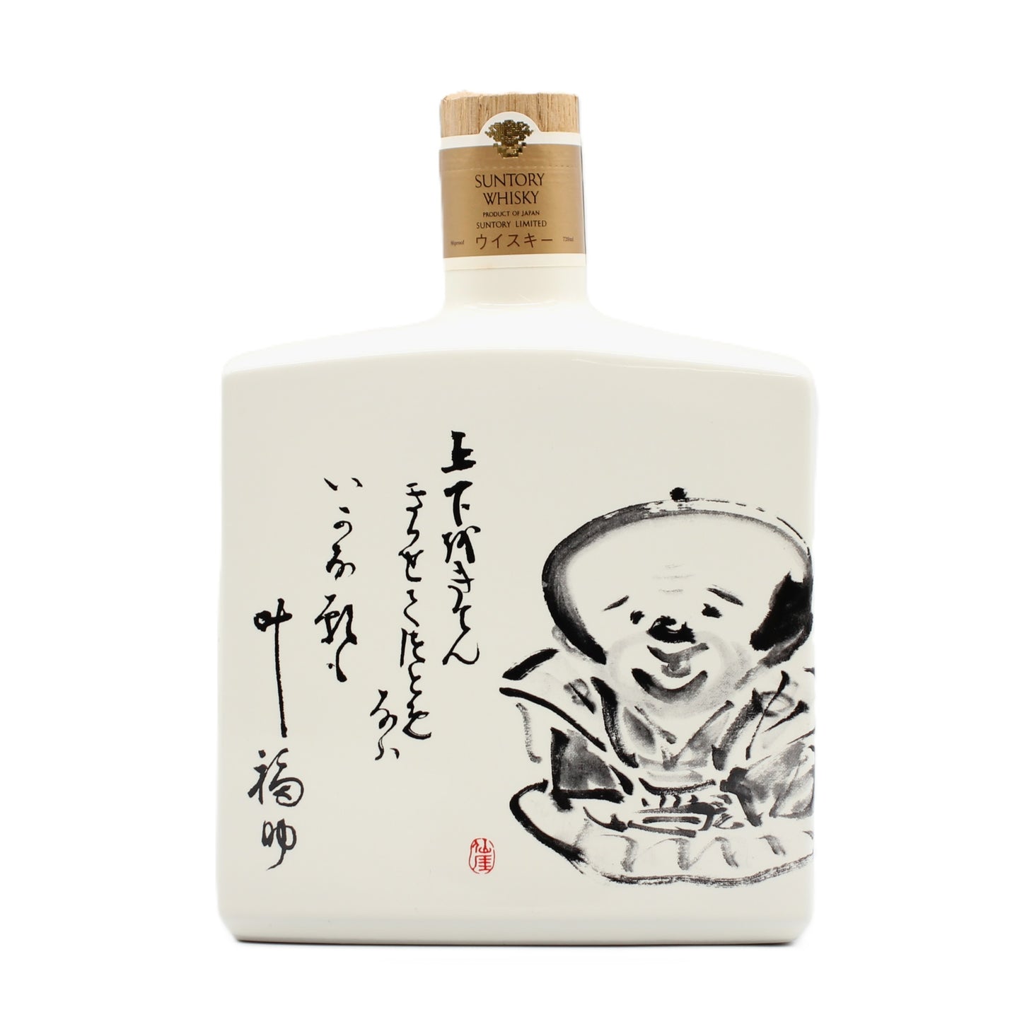サントリー ウイスキー ローヤル 福助株式会社100周年記念 FUKUSUKE SUNTORY ROYAL 陶器ボトル 43% 720ml 箱無し