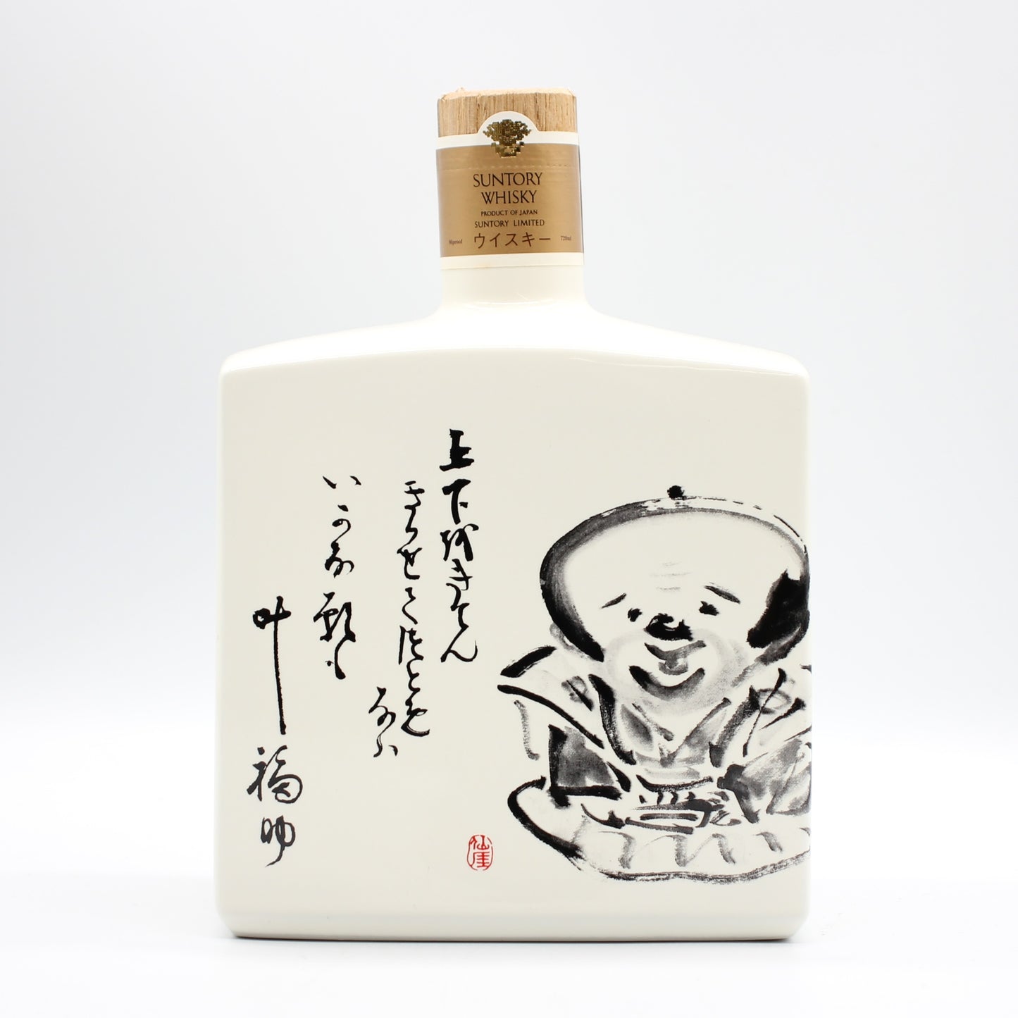 サントリー ウイスキー ローヤル 福助株式会社100周年記念 FUKUSUKE SUNTORY ROYAL 陶器ボトル 43% 720ml 箱無し