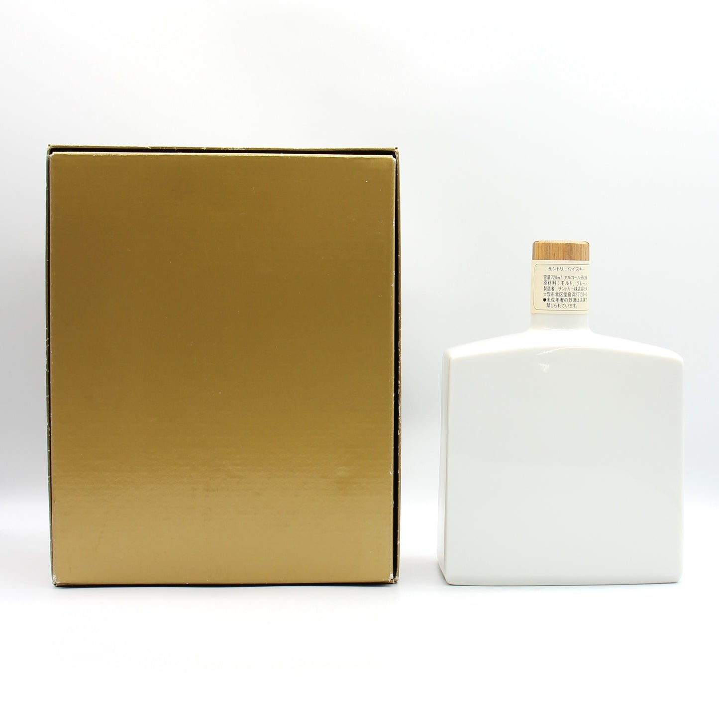 サントリー ウイスキー 千歳工場 30周年記念 SUNTORY CHITOSE PLANT 陶器ボトル 43% 720ml 箱付き