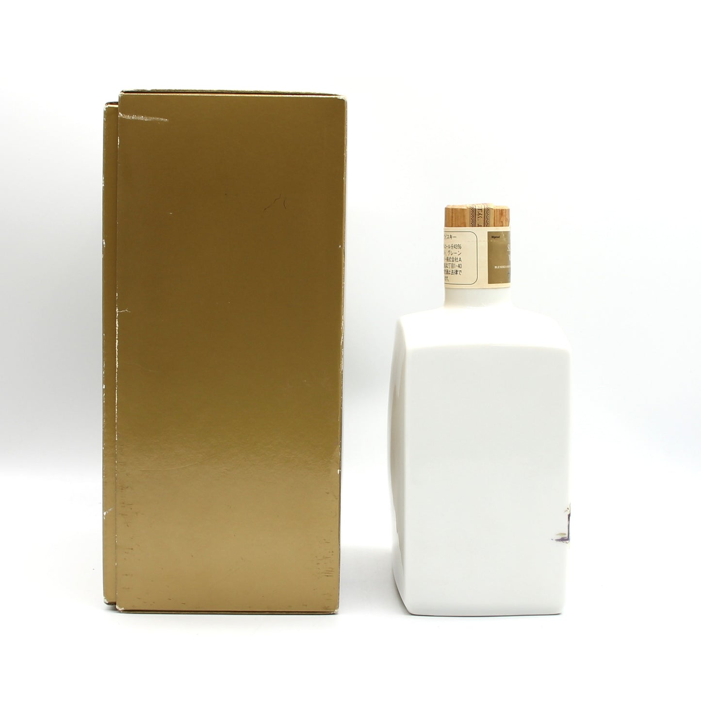 サントリー ウイスキー 千歳工場 30周年記念 SUNTORY CHITOSE PLANT 陶器ボトル 43% 720ml 箱付き