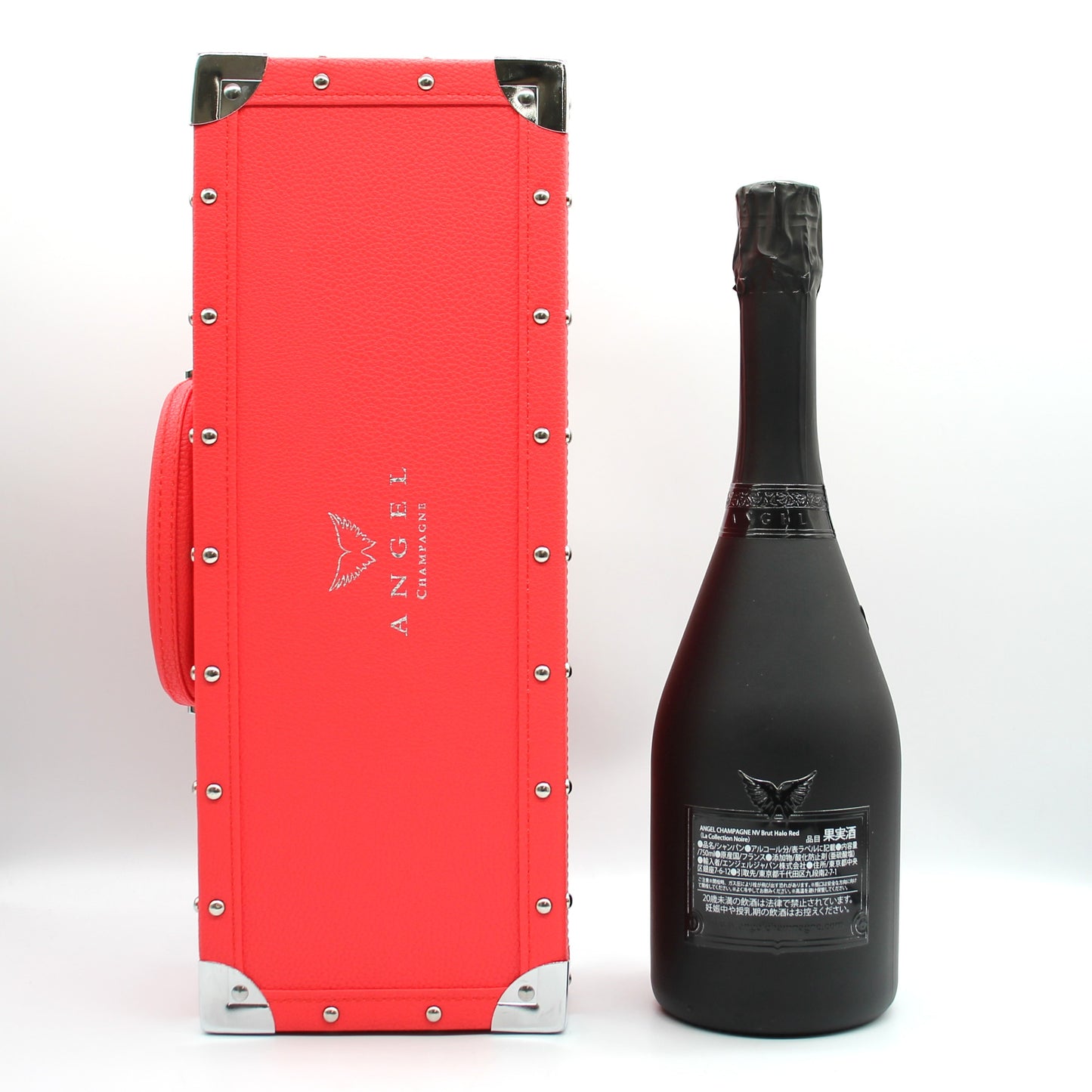 エンジェル シャンパーニュ NV ブリュット ヘイロー レッド シャンパン 12.5% 750ml 箱付き (ANGEL CHAMPAGNE NV Brut Halo Red) ※箱難有