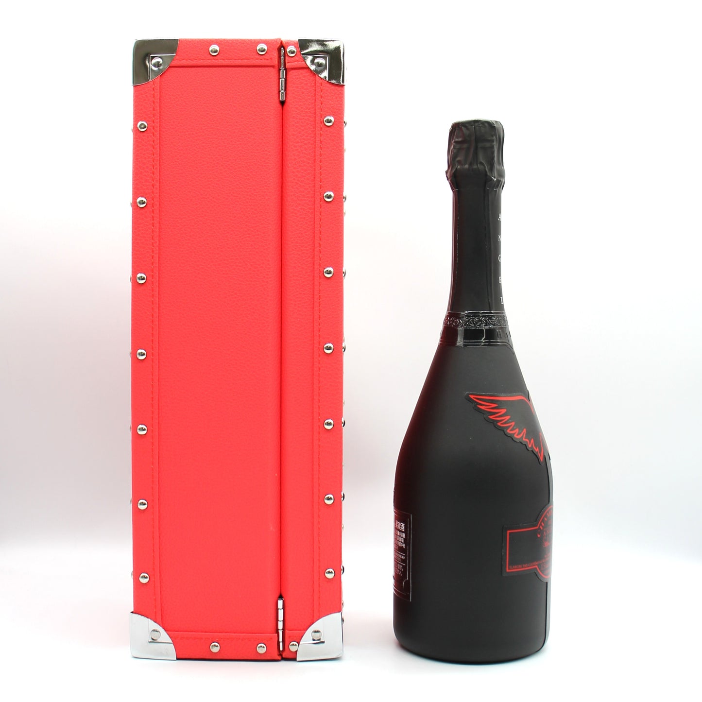 エンジェル シャンパーニュ NV ブリュット ヘイロー レッド シャンパン 12.5% 750ml 箱付き (ANGEL CHAMPAGNE NV Brut Halo Red) ※箱難有