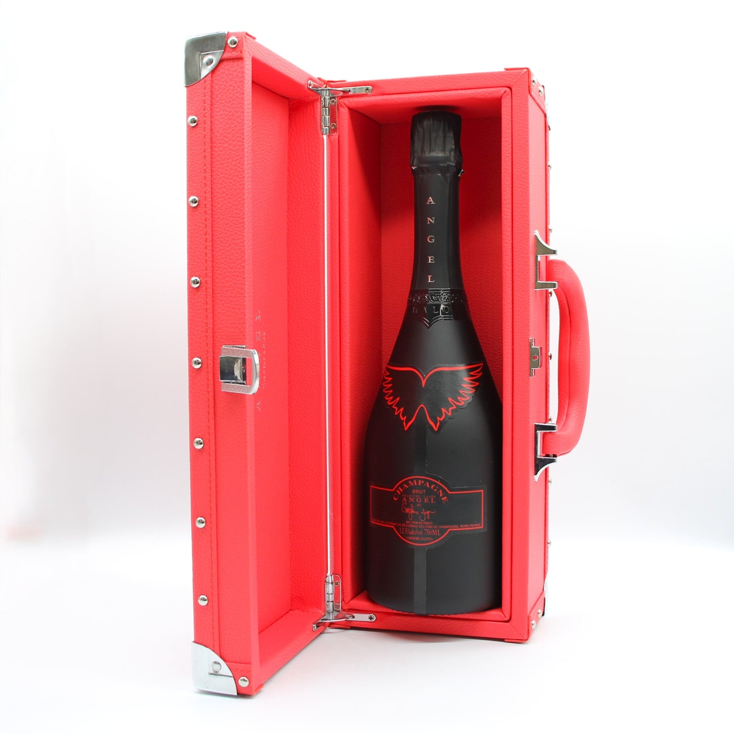 エンジェル シャンパーニュ NV ブリュット ヘイロー レッド シャンパン 12.5% 750ml 箱付き (ANGEL CHAMPAGNE NV Brut Halo Red) ※箱難有