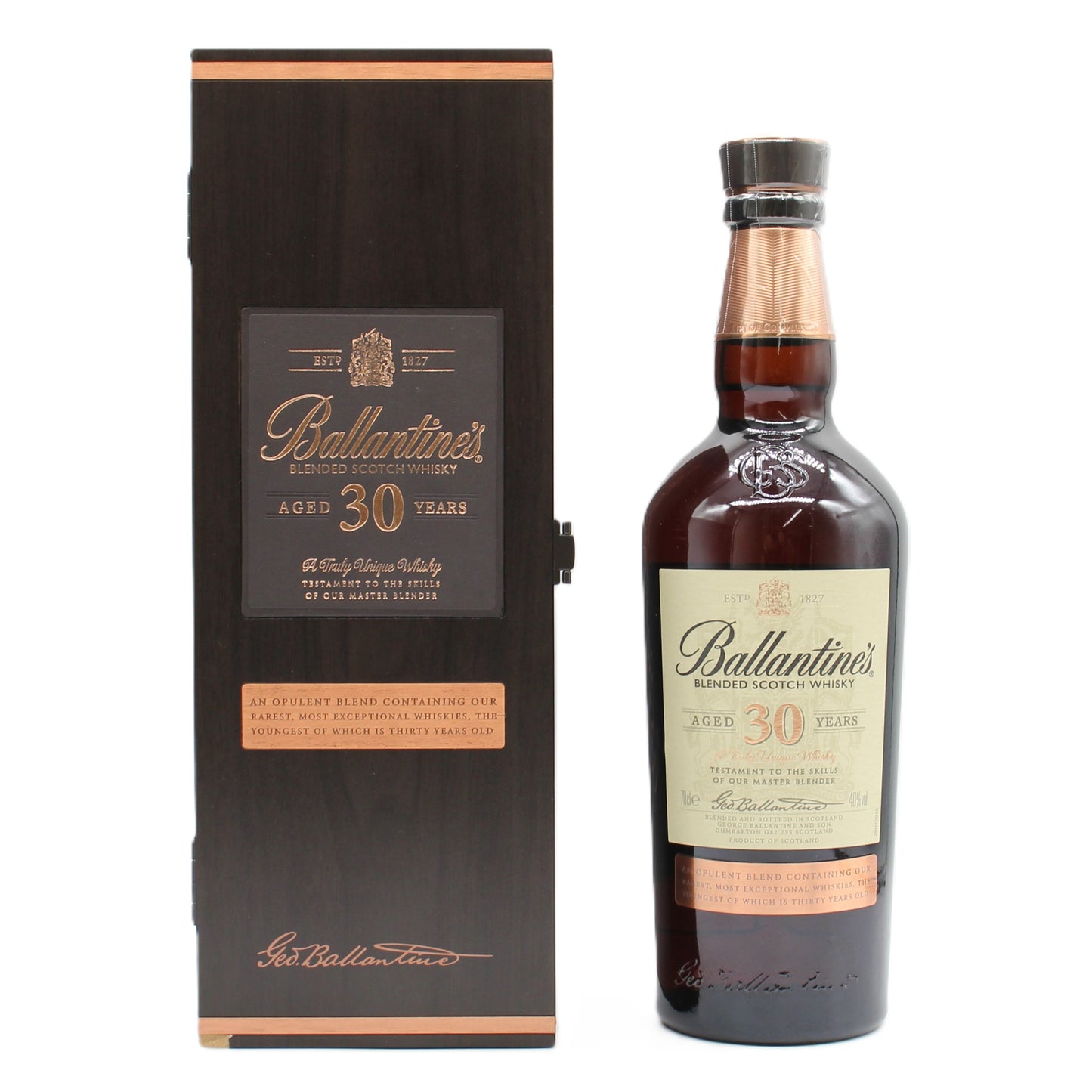 バランタイン Ballantine's 30年 ブレンデッド スコッチウイスキー 40％ 700ml 箱付き ※箱難有(2)
